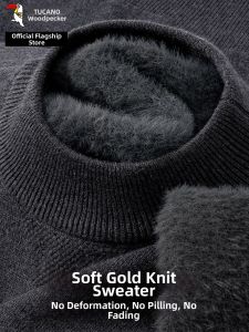 TUCANO | Thick Fleece Warmer Mens Turtleneck Sweater