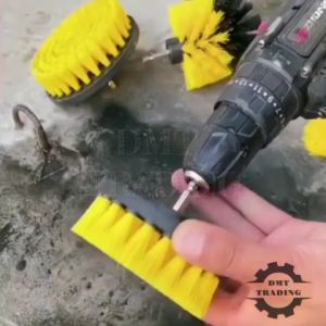 3/4/5Pcs Hex Shank Drill Brush Set for Heavy Duty Brushing Scrubbing Multi Purpose Cleaning Kitchen Toilet Car Carpet Motor Tyre