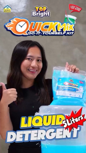 Quickmix Liquid Detergent DIY Kit | 2.5L - 5L Yield | Less than 1 Minute Mixing | Just Add Water