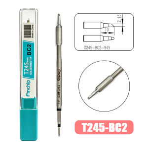 FMchip T245 Series Replacement Soldering Tips Compatible with T80P/T90B/HS02A Soldering Irons