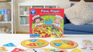 Trò chơi trí tuệ Pizza Pizza! - Orchard Toys giúp trẻ nhận biết màu sắc hình dạng kỹ năng xã hội