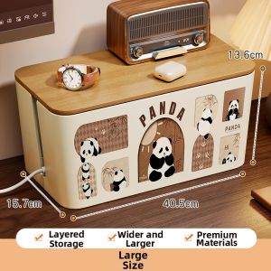 evesigar | Desktop Cable Organizer Storage Box