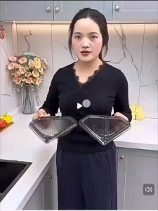 OHHDEER Penapis Sinki Segi Tiga Magnet | Magnetic Triangle Sink Strainer Basket Corner Drain Filter
