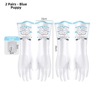 HALEXIONG | Waterproof Long Thick Durable Cleaning Gloves