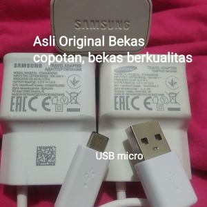 CHARGER SAMSUNG ORIGINAL 1A 100% cabutan 1A/A10/m10/j1/j2/j3/j4/j5/j6pro/j7pro prime
