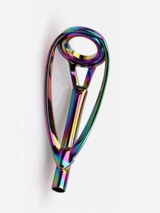 Anti-Tangle Ceramic Stainless Steel Top Ring Sharp Ring Line Guide Ring Fishing Line Ring Outdoor Camping Travel Gear