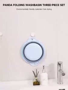 Folding Portable Wash Basin: A Multifunction Household Bathroom Bucket Container