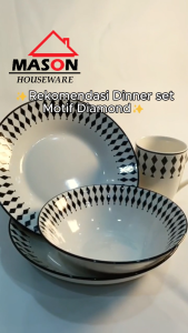 MASON PIRING KERAMIK/PIRING SAJI/ PIRING SALAD/ MANGKUK/MUG/ SET HAMPERS