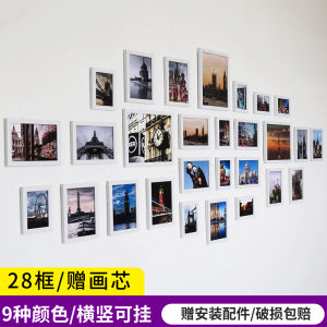 Modern Simple European Style Living Room Photo Wall Decorative Frame Creative Hanging Combination Background Wall High Molecule Material