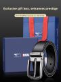 SEPTWOLVES | Versatile Leather Belt for Young and Middle-aged Men. 