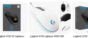 Logitech | Logitech G102 Wired Gaming Mouse Esports-Grade 8000 DPI & 1ms Response for FPS/MOBA 6 Programmable Buttons Mouse Wireless
