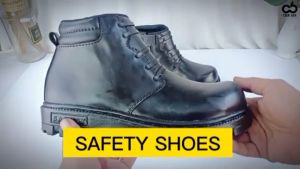 Sepatu Safety Boot Kulit Asli & Pelindung Besi Ujung Kaki
