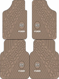 Modern Universal Car Mat Anti-Slip Waterproof Wear-Resistant Durable Soft Foot Pedal Mat Quick Dry Washable Vehicle Pad