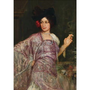 Classic Renaissance Women Vintage Portrait Jigsaw Puzzle 1000PCS-50X70CM Stress Relief Puzzle Wall Art Decor Gift