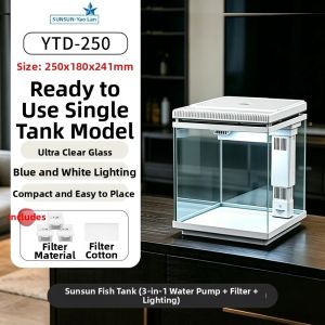 sunsun | Self-Cleaning Easy Setup Tabletop Aquarium