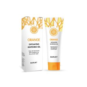 BARUBT - Orange Exfoliating Gel Facial Glowing Blackhead Cleaner Body Exfoliating 1Menit 50g