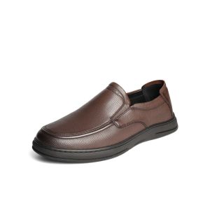 BELLE | Giày Da Công Sở Thường Ngày Cho Nam Nhẹ Lót Nỉ Kiểu Slip-On