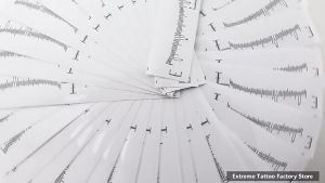 50/100Pcs Disposable Eyebrow Ruler Sticker Permanent Makeup Eyebrow Tattoo Accessories Tool
