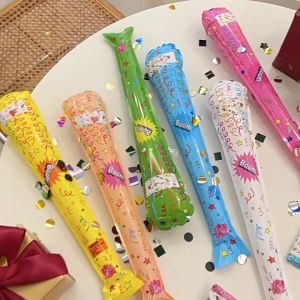 Happy Time Birthday Party Fireworks Handheld Fireworks Sprayer Multicolor Mix Colorful Paper Scrap Ejector toy for kids