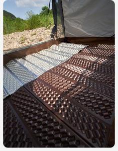 MOBI GARDEN Camping Sleeping Foam Mat Folding Egg Slot R2.1 Moisture-proof Hiking Backpacking