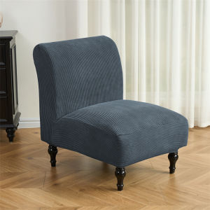 1PC Sọc Jacquard Không Tay Vịn Ghế Có Thể Giặt Sofa Bọc Ghế Cho Phòng Khách Phong Cách Châu Âu Hiện Đại Tối Giản Đơn Mỡ Bọc Ghế