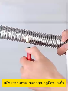 【รับประกัน 50 ปี】จัดส่งภายใน 24 ชั่วโมง ท่อน้ำทิ้ง ท่อน้ําทิ้งอ่างล้างหน้า สแตนเลส 304 ท่อระบายน้ํา กันหนูกัด ใช้ได้ทั้งอ่างล้างจาน/อ่างล้างหน้า ยาว80cm สะดืออ่