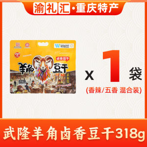 Chongqing Special WuLong Yangle Bean Dry 480g Multi-flavor Pack Tofu Snack from Chongqing Renowned Brand Yangle