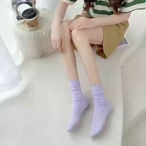 Ice Socks Phụ nữ Xuân/Hè/Thu nhung Medium Cylinder Vớ JK Vớ ROYALLOVEA