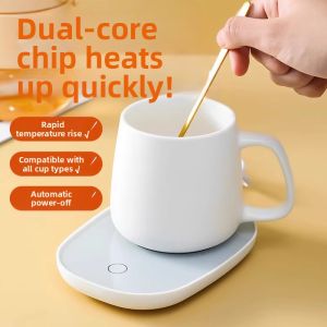 RUANFU | Heated Cup Pad Gravity Sensor Automatic Power-off Constant 55 Degrees