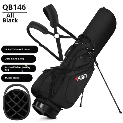 PGM GOLF | Unisex 14-Way Stand Golf Bag with Dual Shoulder Straps Lightweight and Portable