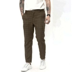 PROMO celana Tartan kotak kotak panjang premium bahan katun semi wol non strecth tidak melar