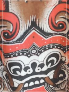 NEW - baju barong bali - lengan pendek - pria dan wanita - bahan katun adem - kaos bali premium motif singa warna