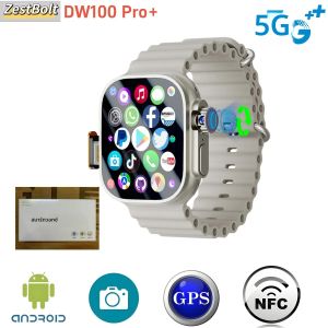 สมาร์ทวอทช์ DW100 Pro+ หน้าจอ AMOLED 2.29 นิ้ว ระบบสัมผัส กล้องหมุนได้ 800 องศา ปลดล็อคด้วยลายนิ้วมือ พร้อมช่องใส่ซิมการ์ด GPS และ WiFi