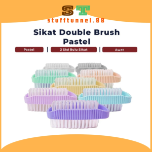 Sikat Kuku Double Brush Pastel Premium Dan Termurah  Banyak Pilihan Warna