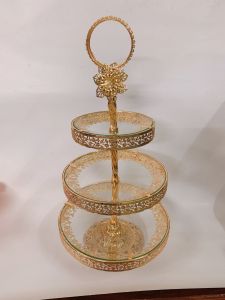 Khay 3 tầng đựng bánh kẹo cao cấp