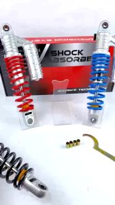 Shock KYB Dobel Klik Biru Merah Hitam 320 340mm Skok Kayaba Kompetisi Detail Original