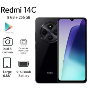 Redmi | 2026 new REDMI 14C Smartphone: Features a 5160mAh high-capacity battery a 120Hz display and a 50MP + 13MP dual-camera setup