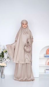 Mukena Putih Premium AYURI MERIEL NEW mukena SILK jumbo Premium 2025