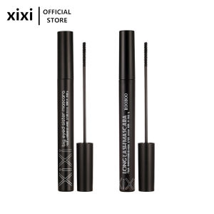 XIXI Big Eyes Sister Mascara | Small Brush Head | Long & Thick Lashes | Smudge-Proof | Natural Black & Light Brown | For Women