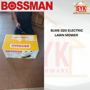 SYK Bossman BLME-320 Electric Lawn Mower Hand Push Machine Mesin Rumput Tolak Potong Rumput Electrik