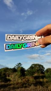 Stickers for Motorcycle Sticker Daily Grind Stickers Waterproof Hologram Helmet Motor Sticker Vinyl Decals Stiker