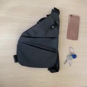 Outdoor Hiking Belt Bag Slim Tactical Motorcycle Chest Bag Leg Fanny Pack Belt Pack Phone Purse Riding Sling Bag for Men Pochete