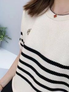 2024 Summer New Arrival: Ice Silk Short Sleeve T-shirts & Elegant Women's Fashion