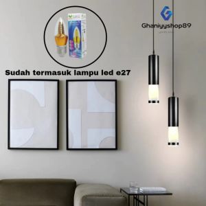 LAMPU HIAS GANTUNG MINIBAR SUDAH TERMASUK BOHLAM LAMP