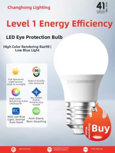 Changhong | High Power Super Bright Eye-protective LED Bulb E27/E14 Screw Base