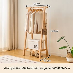 ZHUTING | Giá Treo Quần Áo Gỗ Đặt Bên Cạnh Giường Ban Đêm