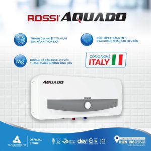 Bình nóng lạnh gián tiếp Rossi Aquado Ngang (15/20/30 Lít) - Chính hãng Bảo Hành 7 năm
