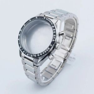 Vỏ Đồng Hồ Bằng Thép Không Gỉ Màu Bạc NEITON 40mm VK63 Với Dây Đeo Đồng Hồ Tương Thích Với Bộ Chuyển Động Thạch Anh Cho Phụ Kiện Đồng Hồ