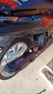 Apido Pipe Mio i 125/Mio Soul i 125 V3 1set Exhaust Pipe Muffler For Motorcycle Sports Soulty Exhaust Pipe