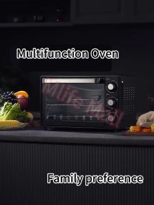 Fooksung Double Layer Oven with Baking Time Control 15L/25L/48L Multi Function Bake Ketuhar Elektrik Dua lapisan Household 烤箱 Large Electric Oven